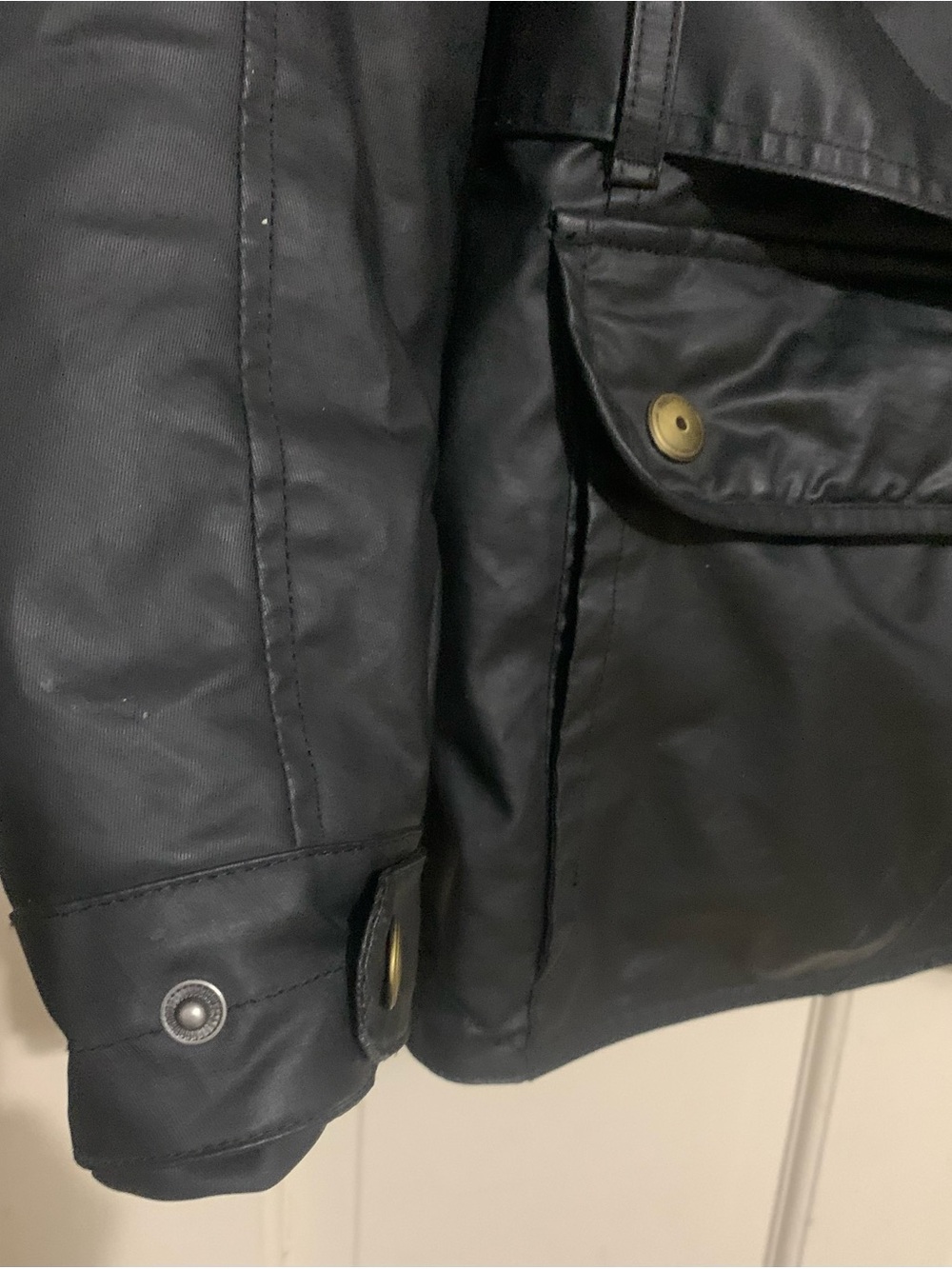 Revit Performance Waxed Cotton Motorcycle Jacket CE Approved Knox Pads Mens L - Picture 4 of 16